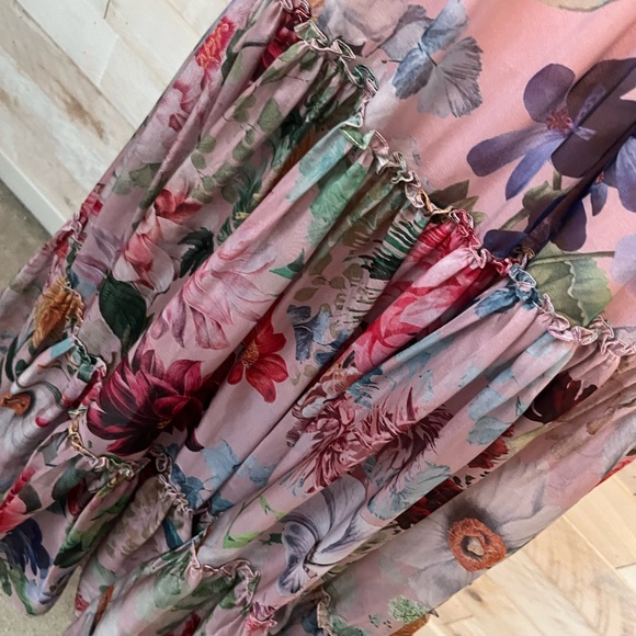 NWT Anthropologie size 2 Isabella tiered square neck maxi dress - Picture 6 of 14